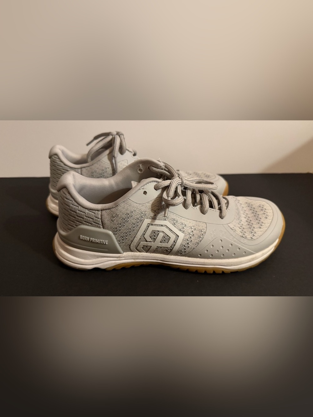 Born Primitive Women’s Size 9 Gray Knit Training Shoes CrossFit Gym Sneakers